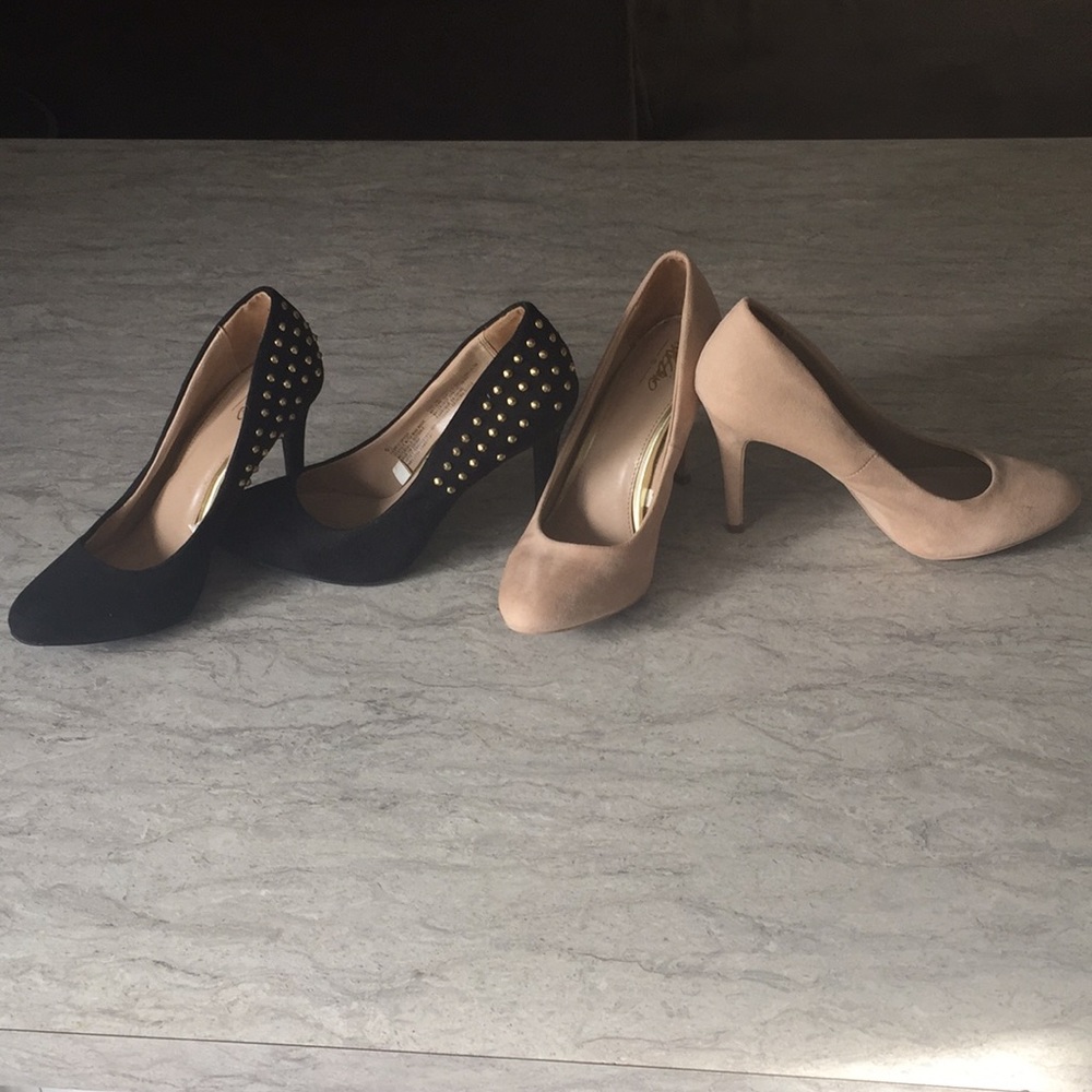 Lot Sale Two Pair of Mossimo Suede Heels